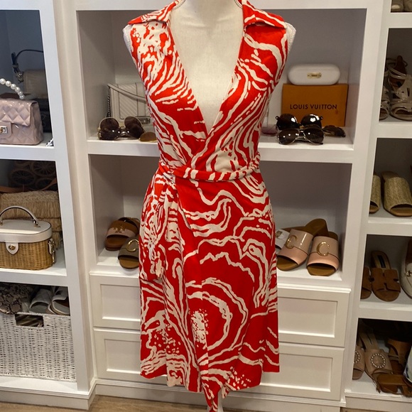 Diane Von Furstenberg Dresses & Skirts - DFV Silk Fold over Dress